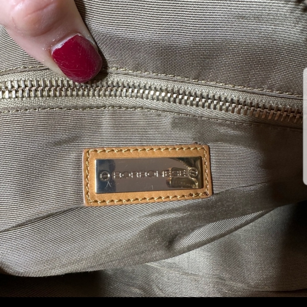 Borbonese Handbag Strap Is Removable. Excellent C… - image 5